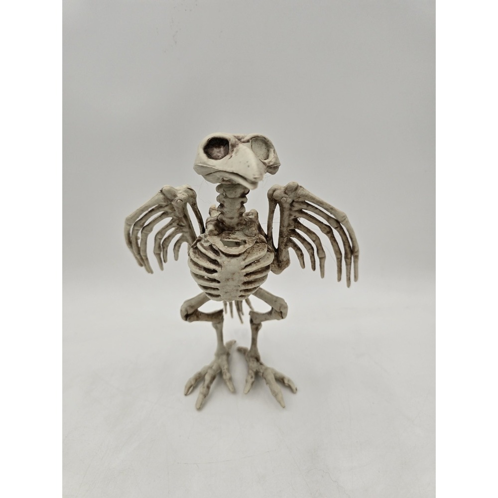 Halloween Crow Skeleton Tabletop Bird Bones Decoration